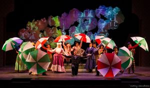 The MARY POPPINS cast with Amiee Collier, Anna Barrett, Matthew Ryan Thompson, Joseph Photo