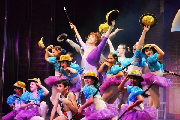 Broadway''s Leslie Becker, center, stars as ballet teacher Mrs. Wilkinson. Photo by J Photo