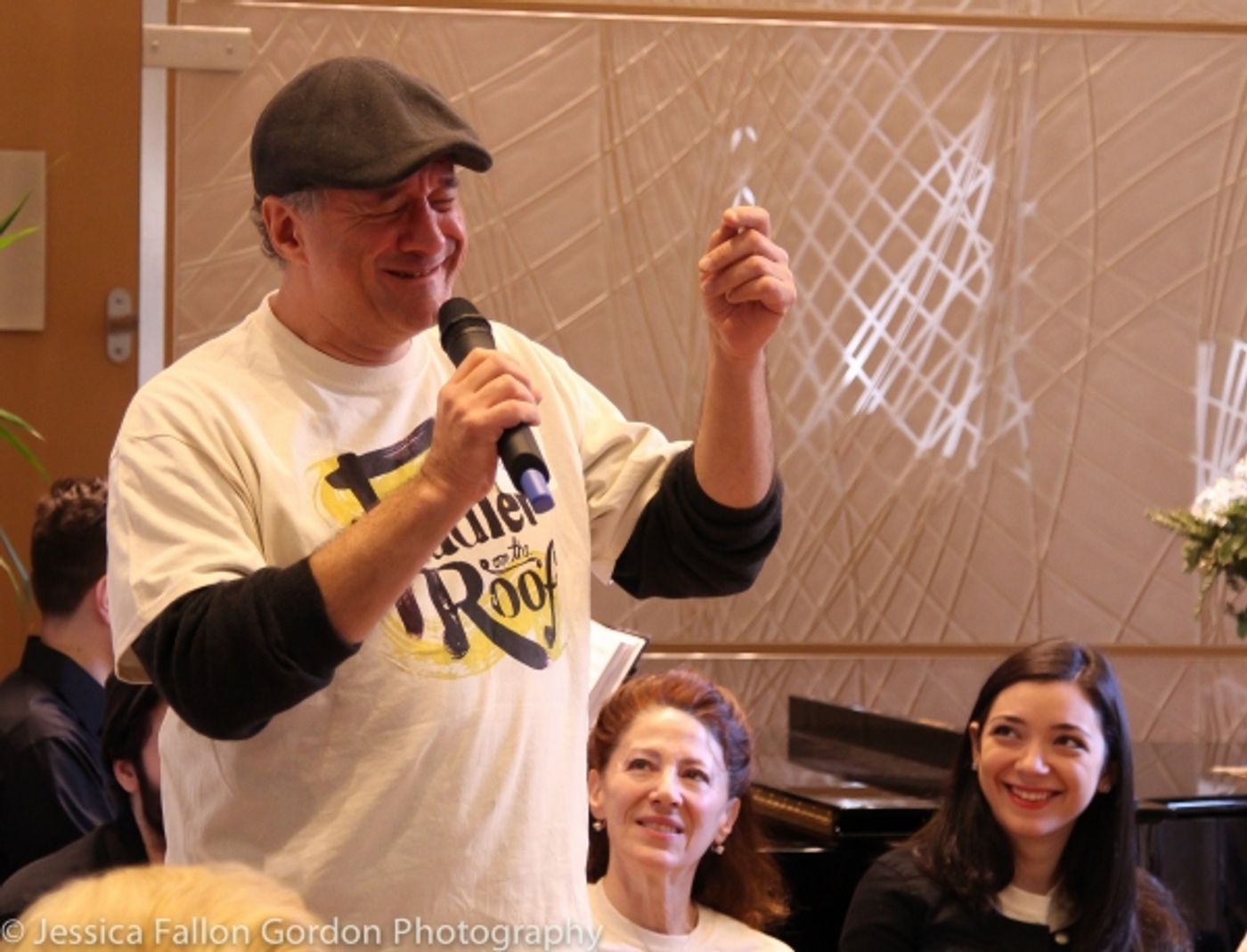 Photo Coverage: FIDDLER ON THE ROOF Celebrates First Night of Chanukah at Dorot  Image