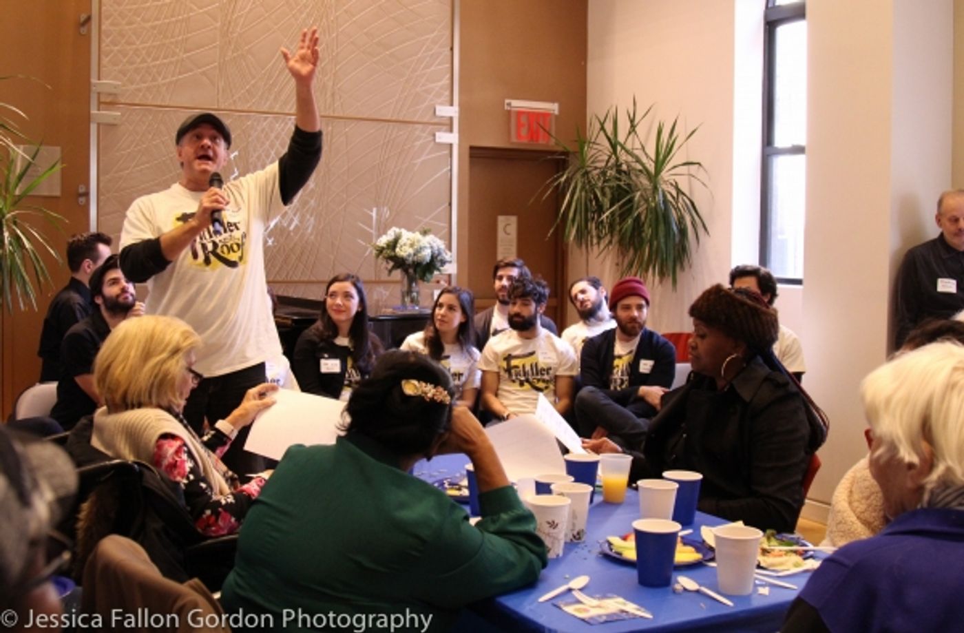 Photo Coverage: FIDDLER ON THE ROOF Celebrates First Night of Chanukah at Dorot  Image