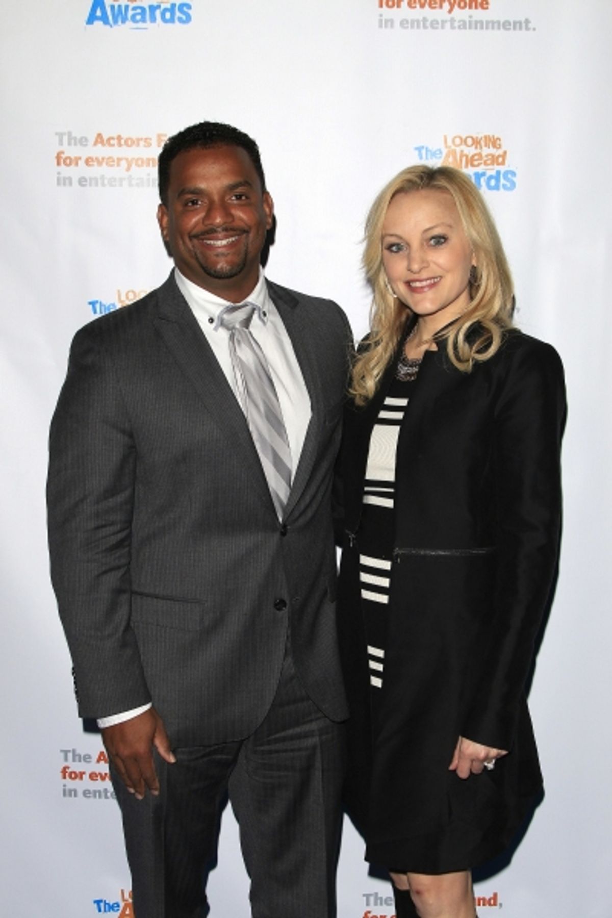 LOS ANGELES - DEC 3: Alfonso Ribeiro, Angela Unkrich at the The Actors Fundï¿½s Looking Ahead Awards at the Taglyan Complex on December 3, 2014 in Los Angeles, California at 