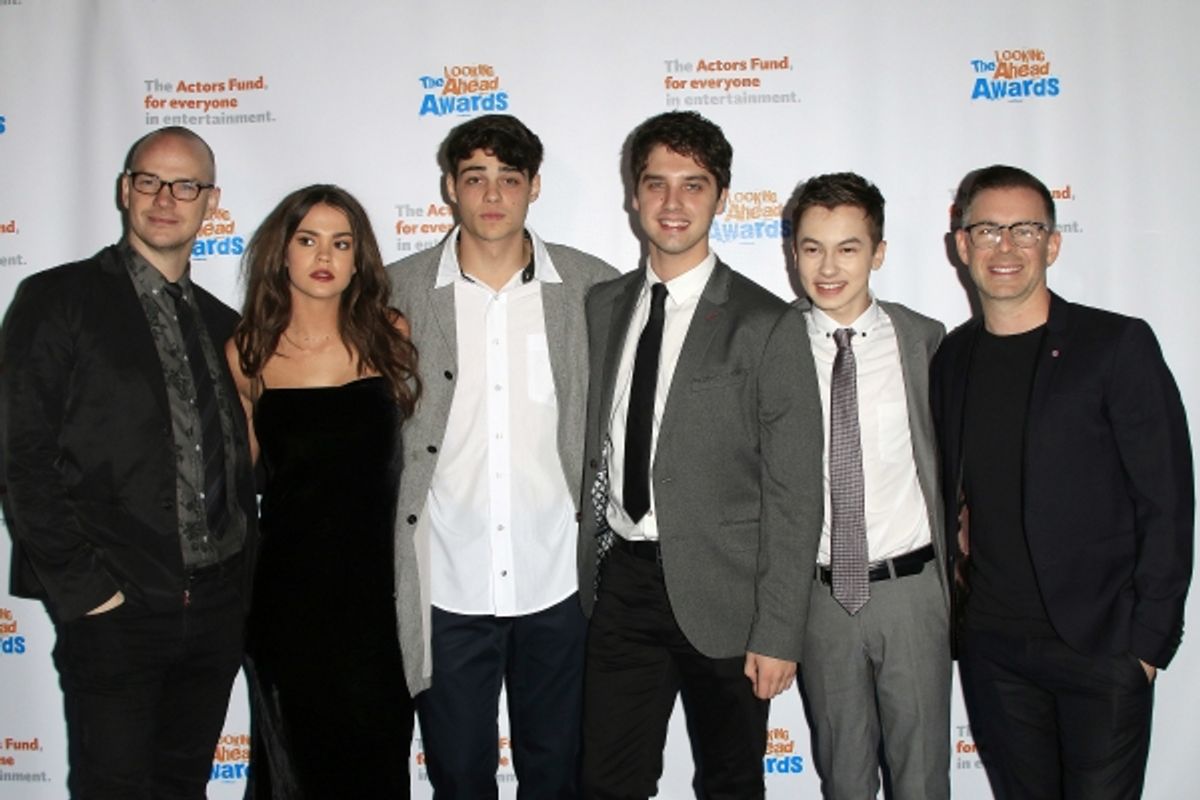 LOS ANGELES - DEC 3: Peter Paige, Maia Mitchell, Noah Centineo, David Lambert, Hayden Byerly, Bradley Bredeweg at the The Actors Fundï¿½s Looking Ahead Awards at the Taglyan Complex on December 3, 2014 in Los Angeles, California at 