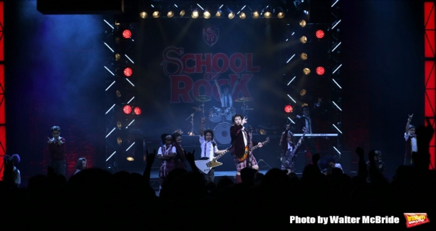 Photo Coverage: The Hardcore Cast of SCHOOL OF ROCK Takes Opening Night Bows!  Image