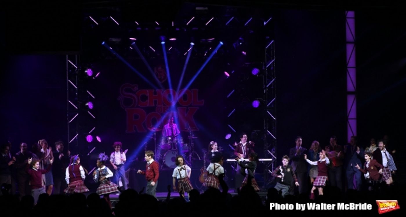 Photo Coverage: The Hardcore Cast of SCHOOL OF ROCK Takes Opening Night Bows!  Image