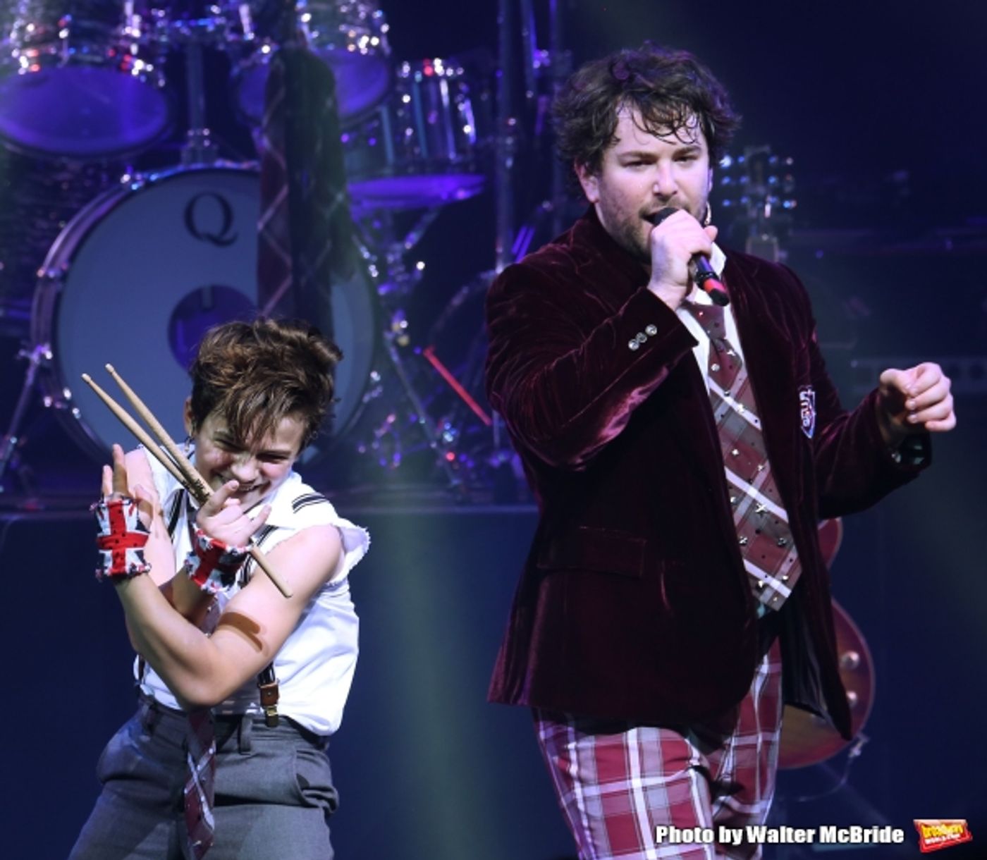 Photo Coverage: The Hardcore Cast of SCHOOL OF ROCK Takes Opening Night Bows!  Image