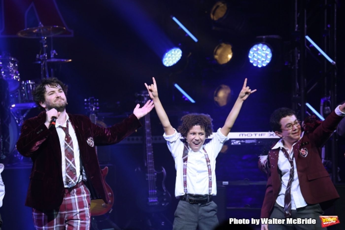 Photo Coverage: The Hardcore Cast of SCHOOL OF ROCK Takes Opening Night Bows!  Image