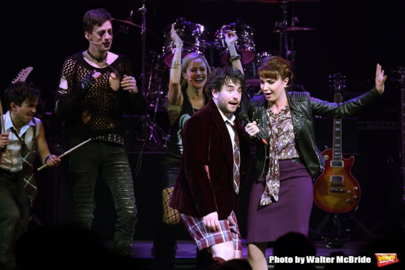 Photo Coverage: The Hardcore Cast of SCHOOL OF ROCK Takes Opening Night Bows!  Image