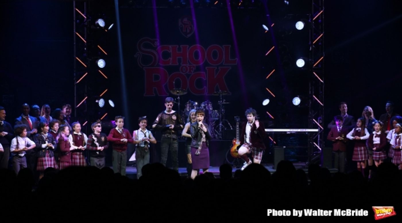 Photo Coverage: The Hardcore Cast of SCHOOL OF ROCK Takes Opening Night Bows!  Image