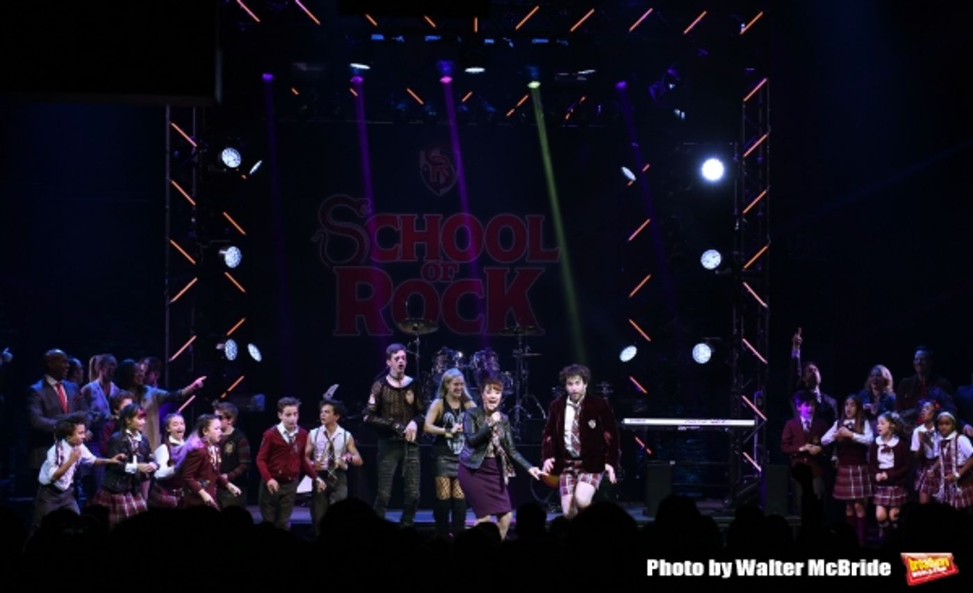 Photo Coverage: The Hardcore Cast of SCHOOL OF ROCK Takes Opening Night Bows!  Image
