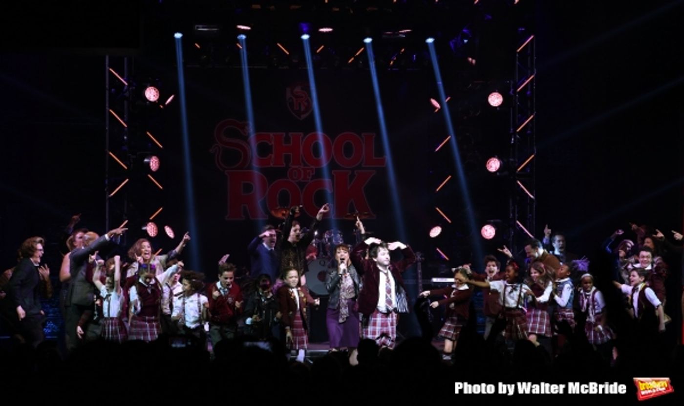Photo Coverage: The Hardcore Cast of SCHOOL OF ROCK Takes Opening Night Bows!  Image