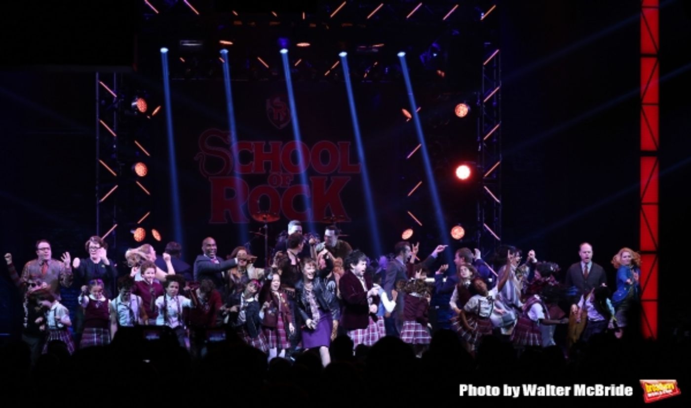 Photo Coverage: The Hardcore Cast of SCHOOL OF ROCK Takes Opening Night Bows!  Image