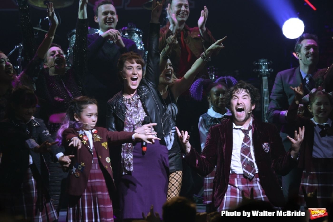 Photo Coverage: The Hardcore Cast of SCHOOL OF ROCK Takes Opening Night Bows!  Image