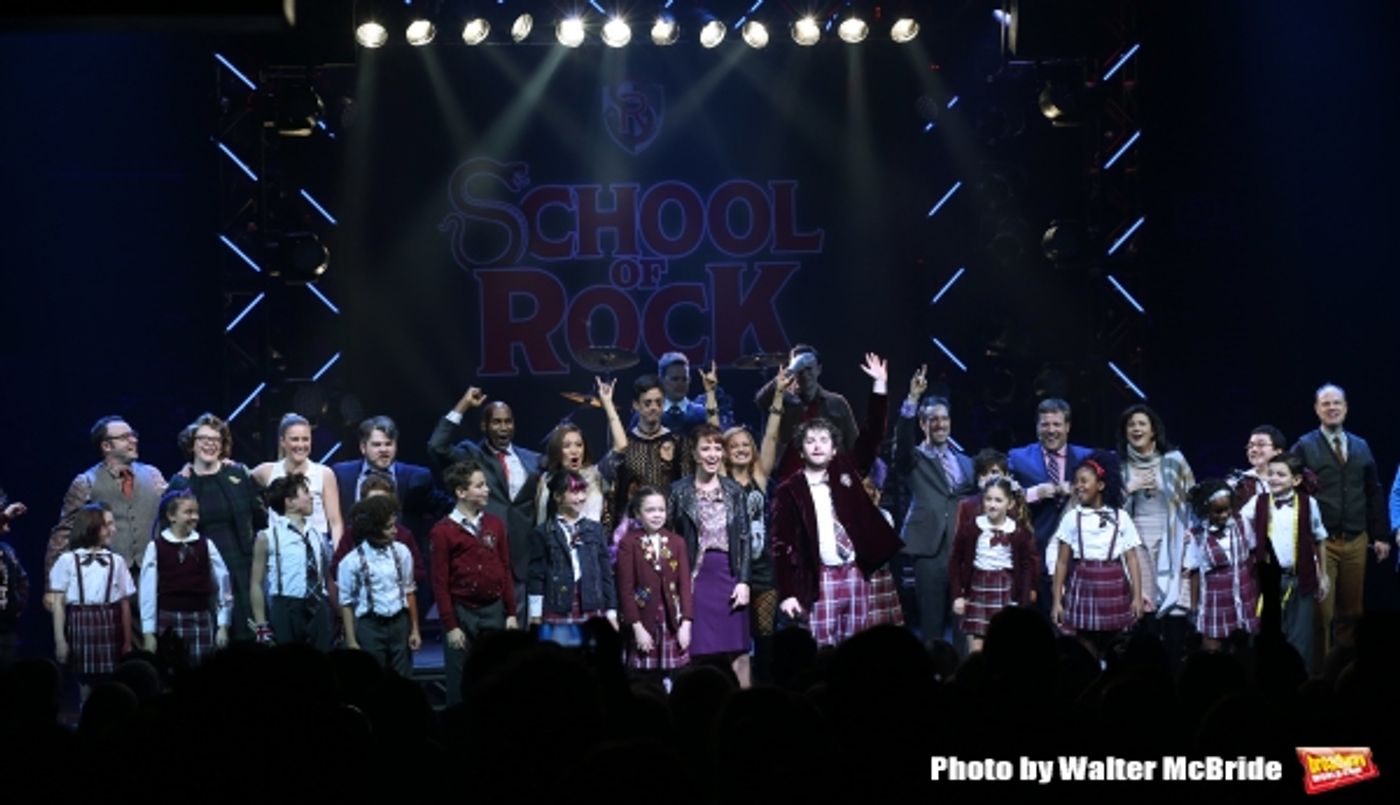 Photo Coverage: The Hardcore Cast of SCHOOL OF ROCK Takes Opening Night Bows!  Image