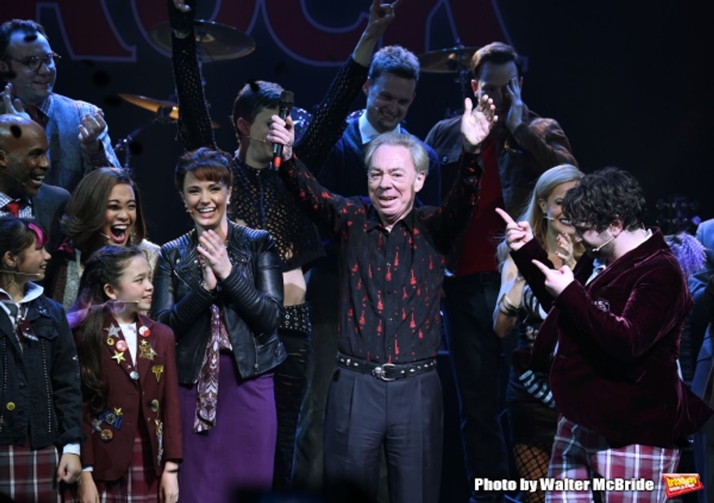 Photo Coverage: The Hardcore Cast of SCHOOL OF ROCK Takes Opening Night Bows!  Image