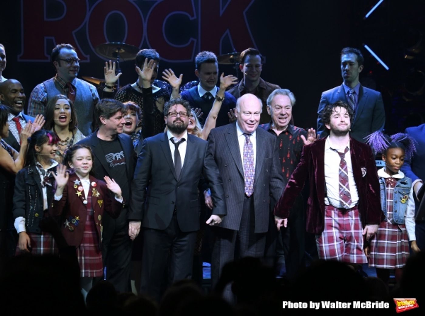 Photo Coverage: The Hardcore Cast of SCHOOL OF ROCK Takes Opening Night Bows!  Image