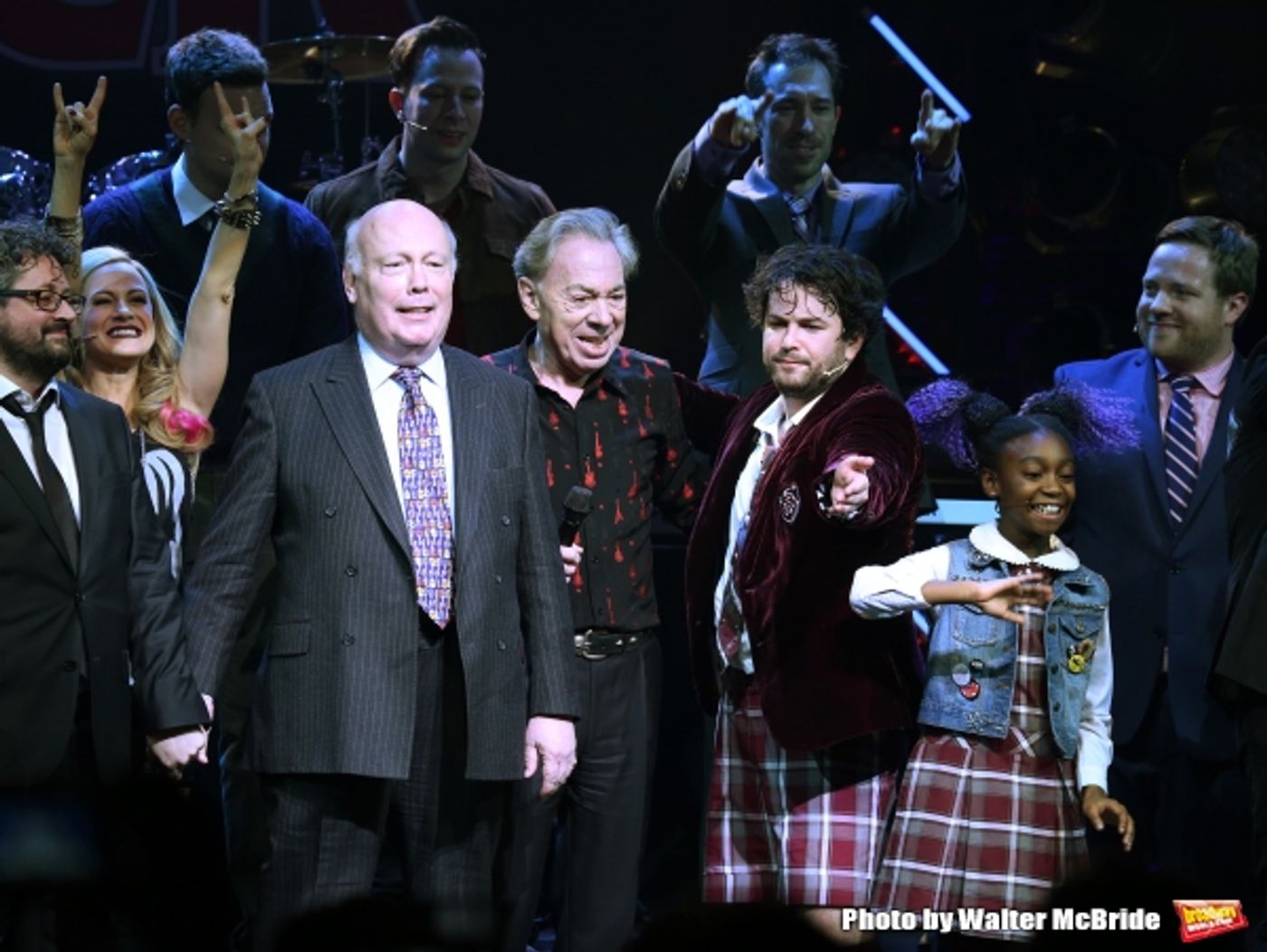 Photo Coverage: The Hardcore Cast of SCHOOL OF ROCK Takes Opening Night Bows!  Image