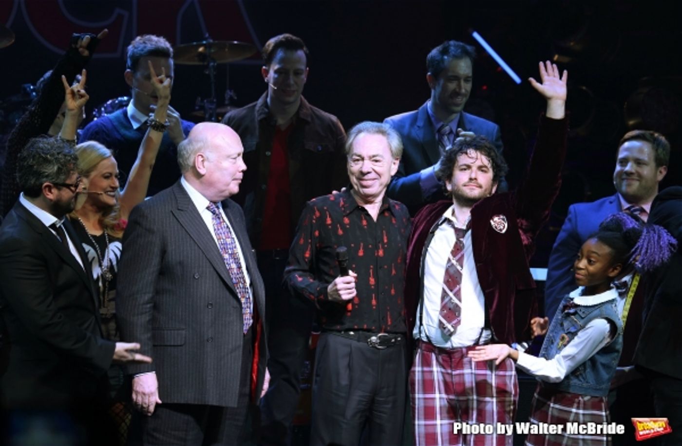 Photo Coverage: The Hardcore Cast of SCHOOL OF ROCK Takes Opening Night Bows!  Image