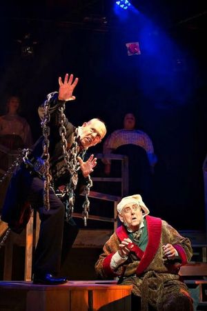 Emmy Award-winner Joe Spano (â€"NCIS,†RTC’s Bucky and Sylvia) plays Jacob Marley with fellow Broadway veteran Peter Van Norden (RTC’s Copenhagen) as Ebenezer Scrooge @ BroadwayWorld Emmy Award-winner Joe Spano (â€"NCIS,†RTC’s Bucky and Sylvia) plays Photo