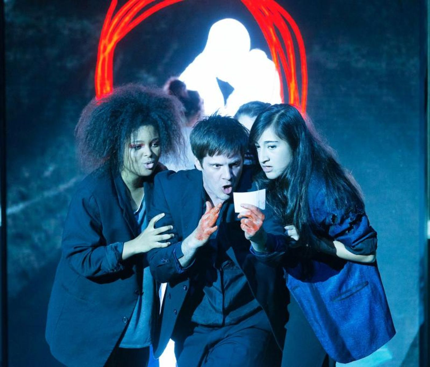 Photo Flash: First Look at Michael C. Hall, Cristin Milioti & More in David Bowie & Enda Walsh's LAZARUS Photo Flash: First Look at Michael C. Hall, Cristin Milioti & More in David Bowie & Enda Walsh's LAZARUS Image