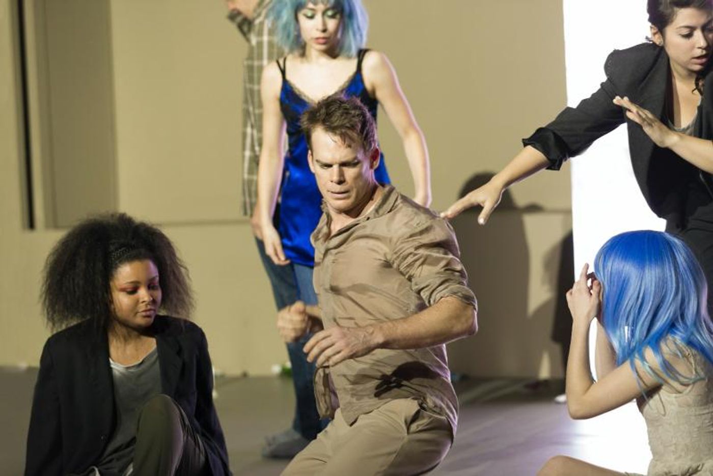 Photo Flash: First Look at Michael C. Hall, Cristin Milioti & More in David Bowie & Enda Walsh's LAZARUS Photo Flash: First Look at Michael C. Hall, Cristin Milioti & More in David Bowie & Enda Walsh's LAZARUS Image