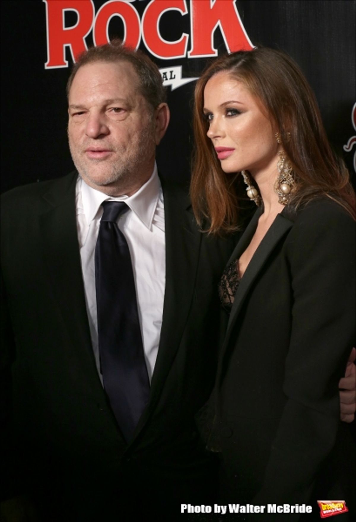 Harvey Weinstein and Georgina Chapman  at 