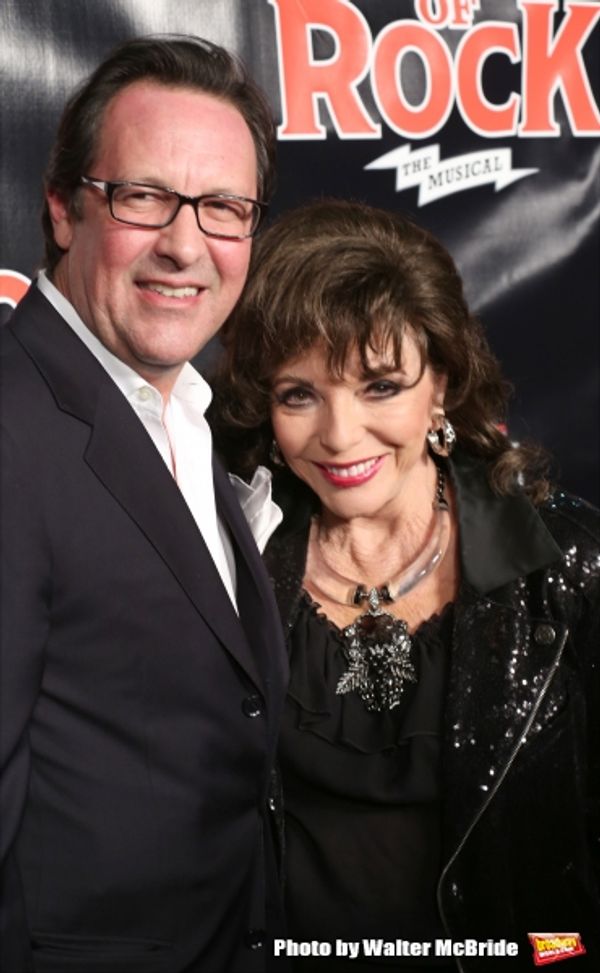 Percy Gibson and Joan Collins Photo