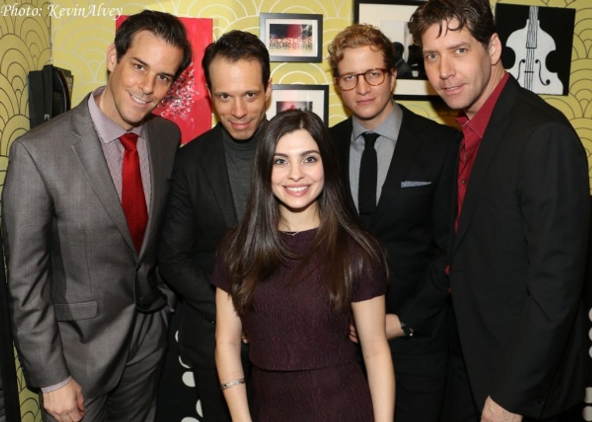 Jeremy Stolle, Laird Mackintosh, Julia Udine, Jeremy Hays and James Barbour at 