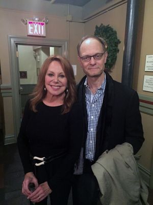 Marlo Thomas and David Hyde Pierce. Photo by Douglas Denoff. Photo