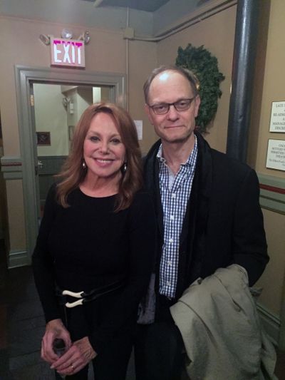 Marlo Thomas and David Hyde Pierce. Photo by Douglas Denoff. Photo