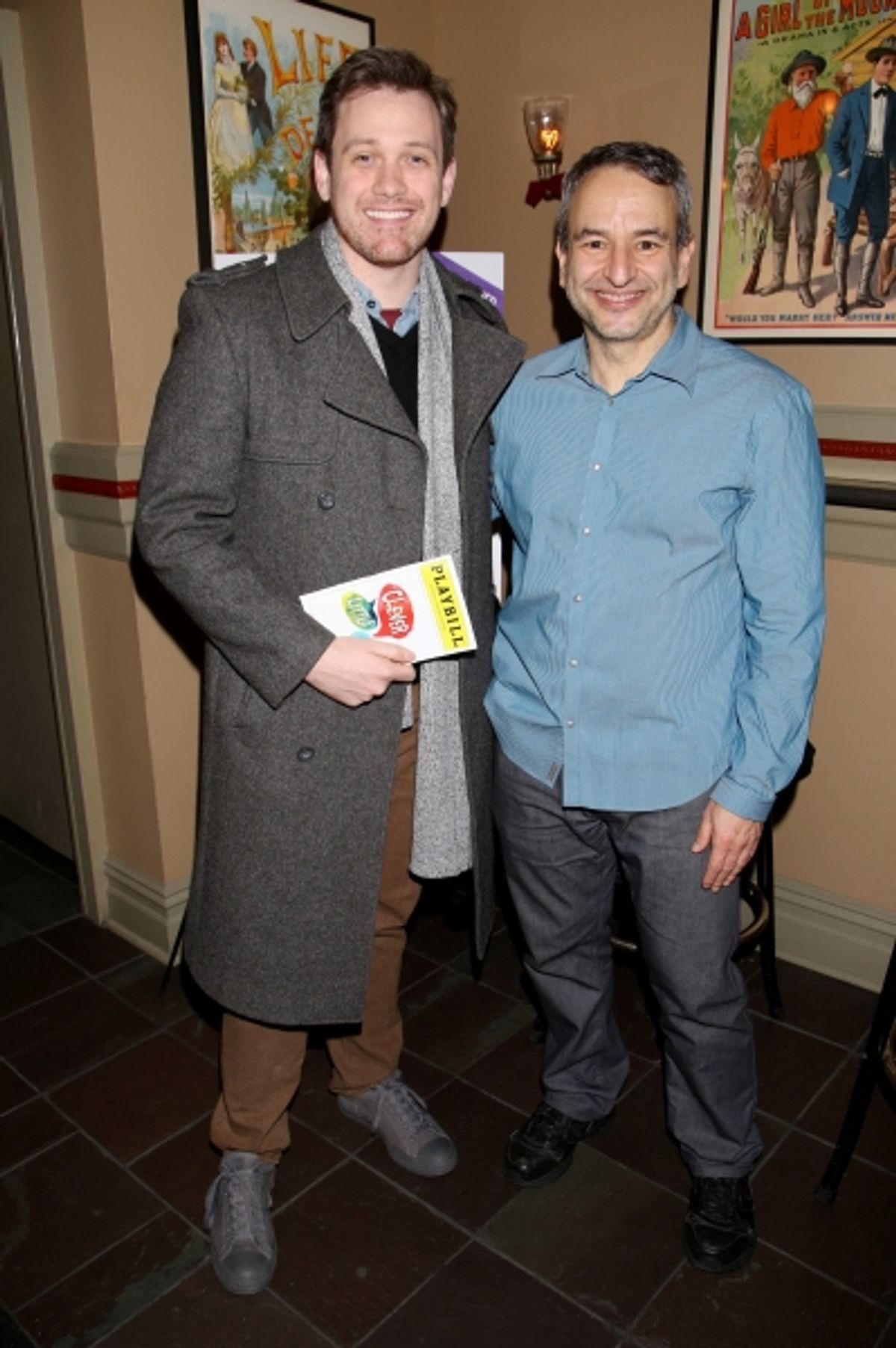 Michael Leo and Joe DiPietro. Photo by Joseph Marzullo. at 