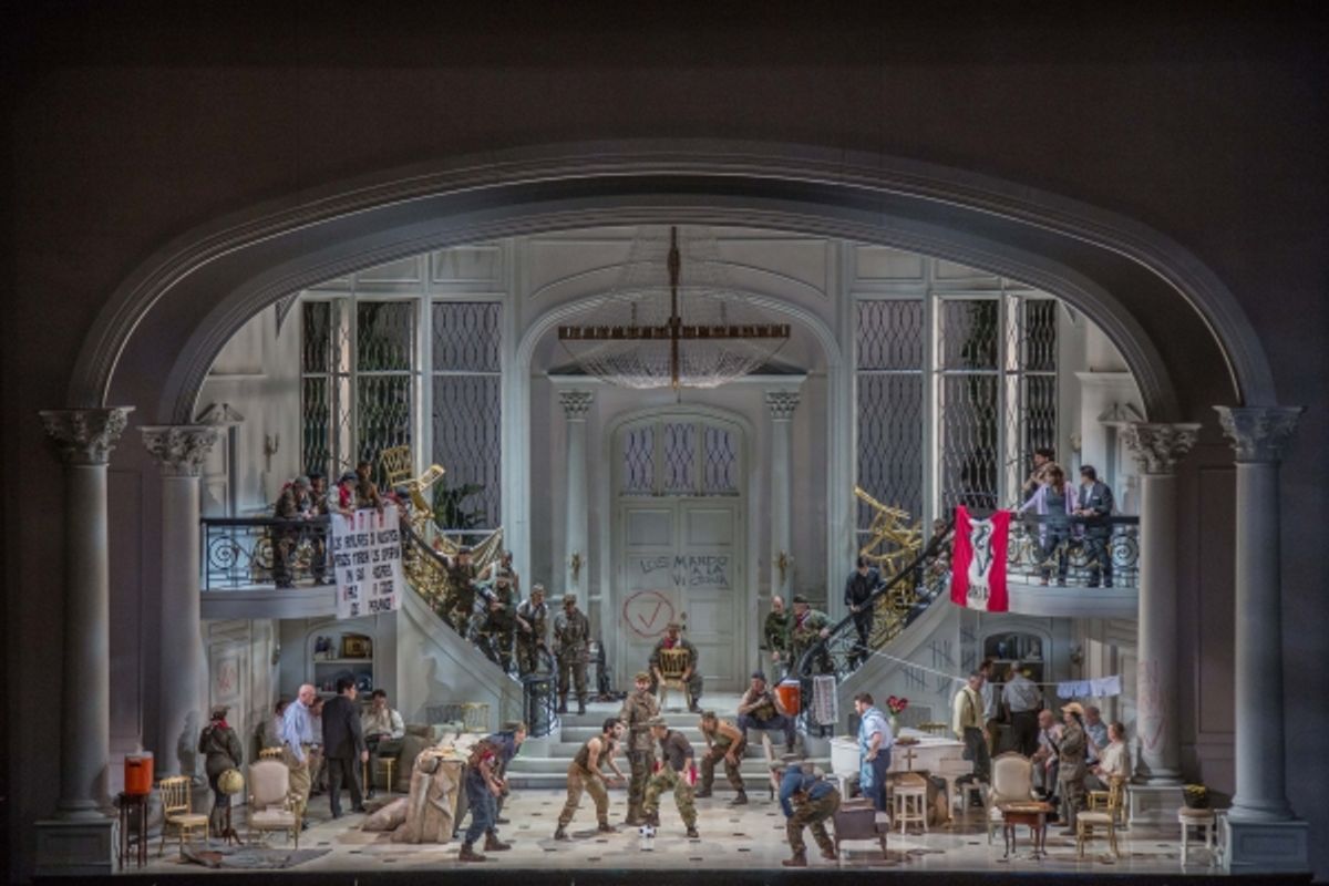 The cast of BEL CANTO at 