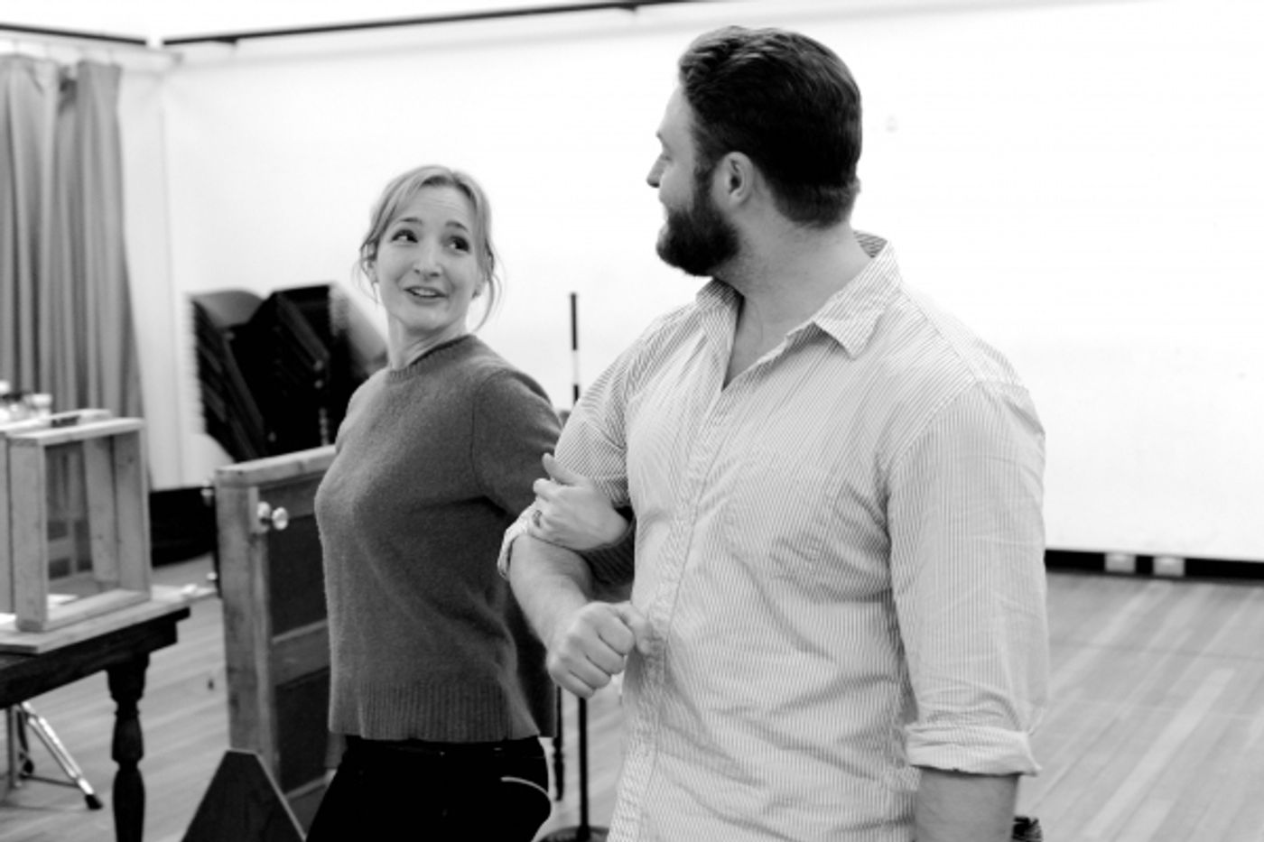 Photo Flash: In Rehearsal for Bucks County's IT'S A WONDERFUL LIFE: A LIVE RADIO PLAY  Image