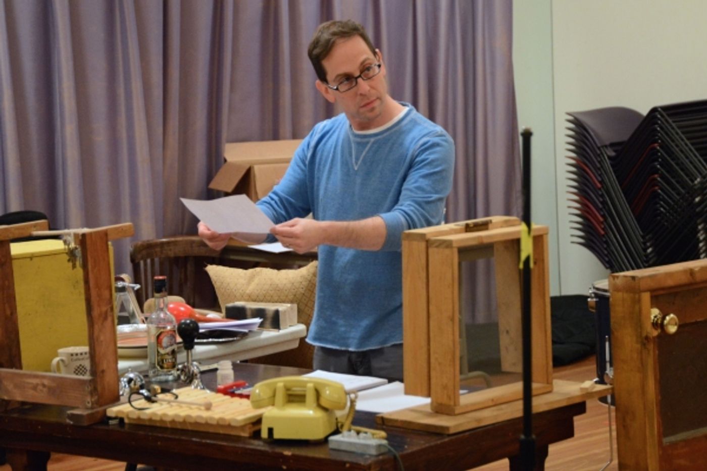 Photo Flash: In Rehearsal for Bucks County's IT'S A WONDERFUL LIFE: A LIVE RADIO PLAY  Image