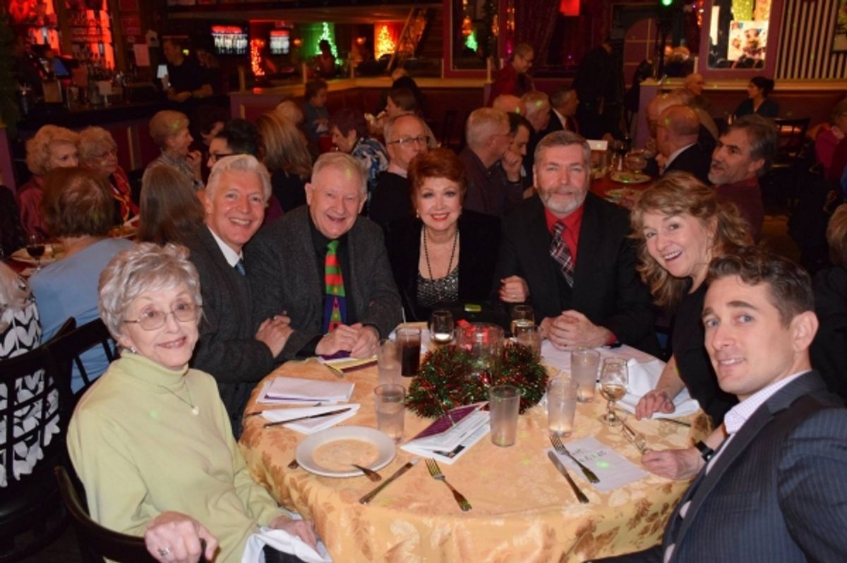 Janice Herbert, Tony Sheldon, Harvey Evans, Donna McKechnie, Paul Tenaglia, Patti Mariano, Christopher Herbert at 