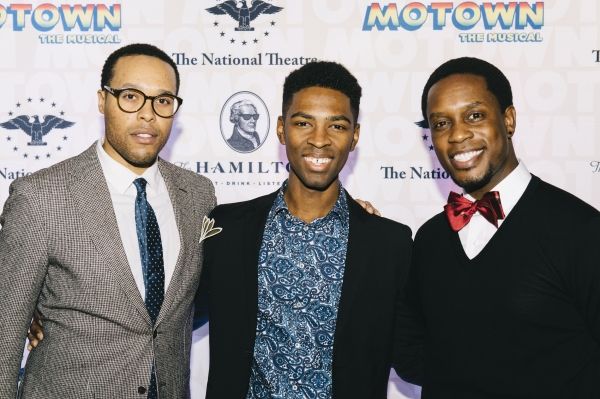 Nicholas Ryan, Galen J. Williams, Rod Harrelson, from the cast of MOTOWN THE MUSICAL Photo