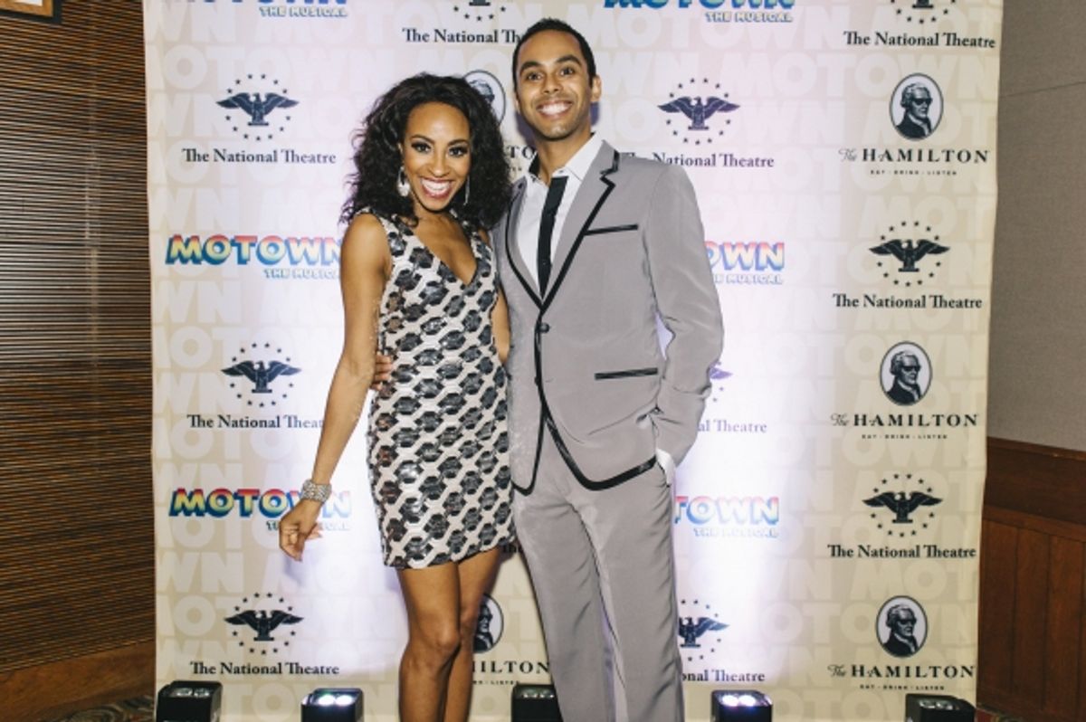 Allison Semmes and Jesse Nager, from the cast of MOTOWN THE MUSICAL at 