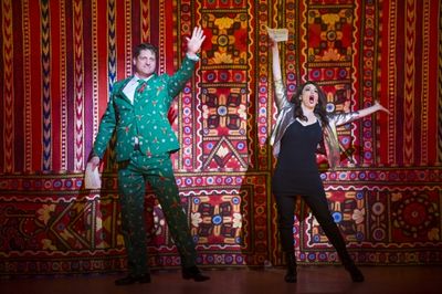MATILDA THE MUSICAL''s Christopher Sieber and DAMES AT SEA''s Lesli Marherita Photo