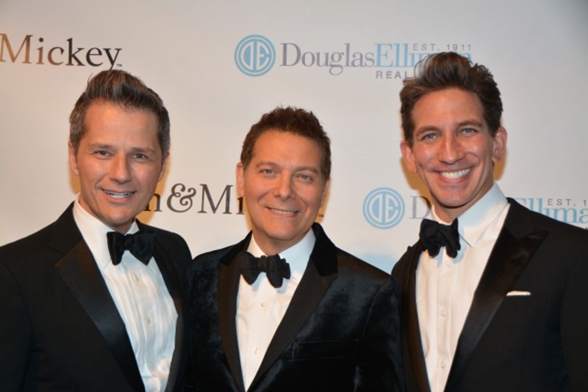 Tom Postilio, Michael Feinstein and Mickey Conlon at 