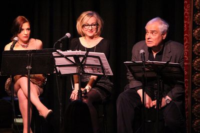 Daisy Eagan, Geneve Carr & Peter Filichia make it look easy. Photo