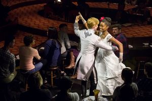 Lucas Steele and Denee Benton. Photo Credit: Gretjen Helene Photography @ BroadwayWorld Lucas Steele and Denee Benton. Photo Credit: Gretjen Helene Photography Photo