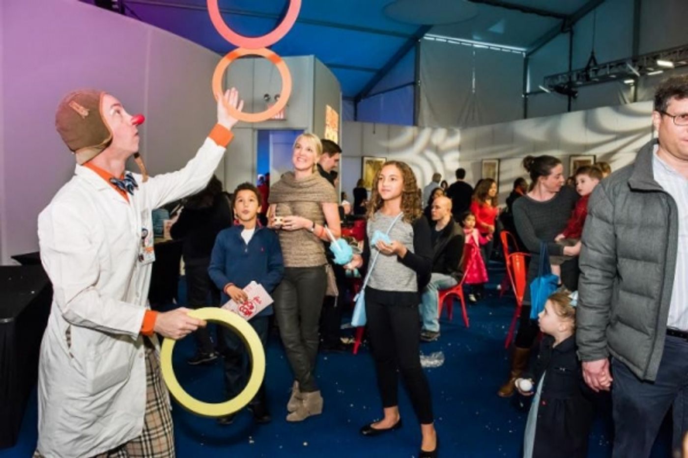 Photo Flash: Big Apple Circus Family Benefit with Guest Ringmaster Jim Gaffigan Raises Over $420K  Image