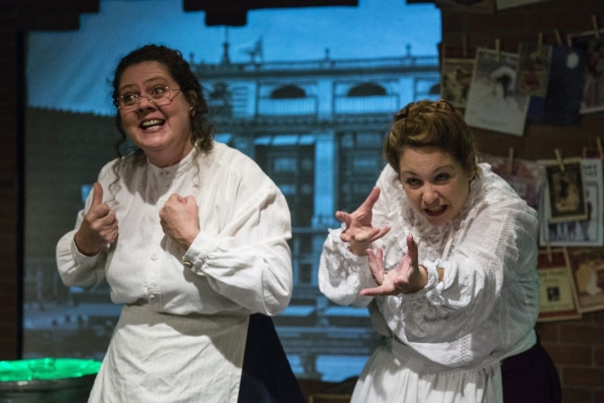 Laura Stark and Jeanine Evans at 