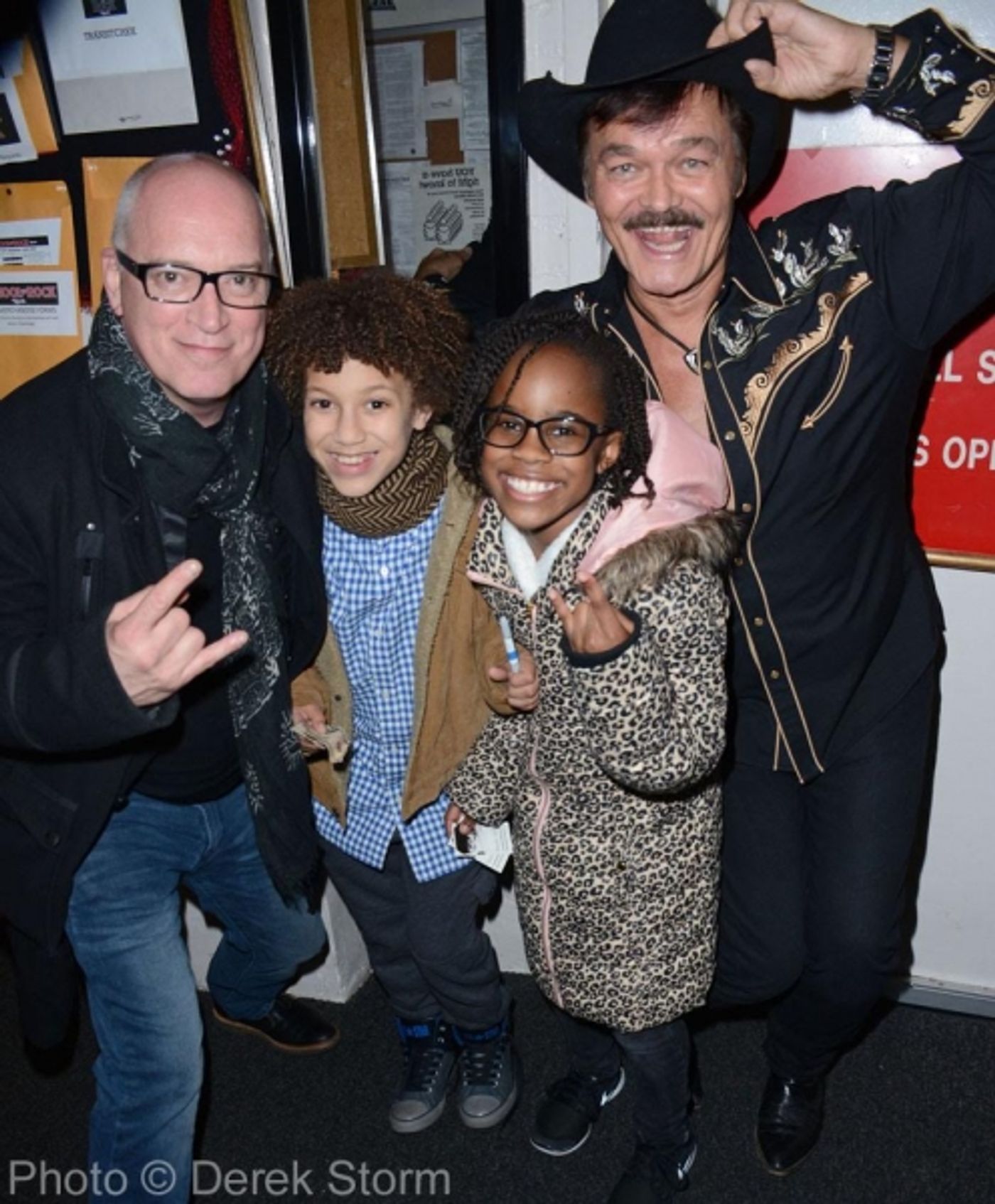 Photo Flash: Village People's Randy Jones Visits SCHOOL OF ROCK on Broadway  Image