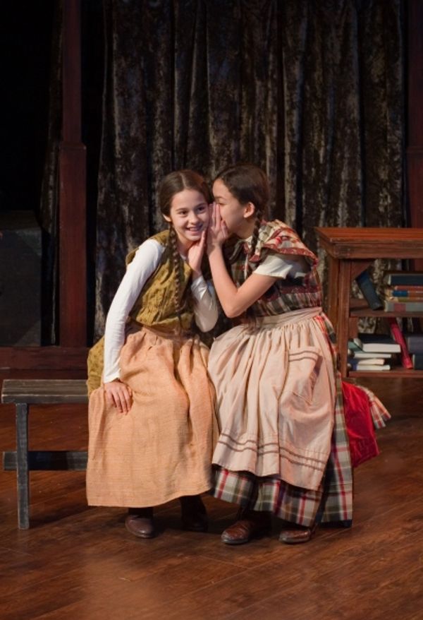 Sophia Scarpa & Skya Theobald in as Beth and Belinda Cratchit. Photo