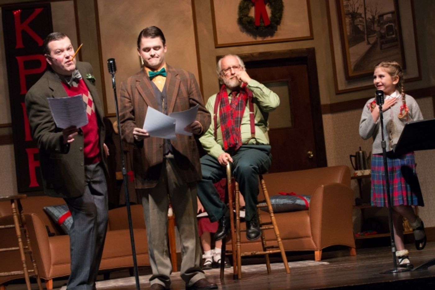 Photo Coverage: First look at Westerville Parks and Recreation Civic Theatre's A MIRACLE ON 34TH STREET CLASSIC RADIOCAST  Image