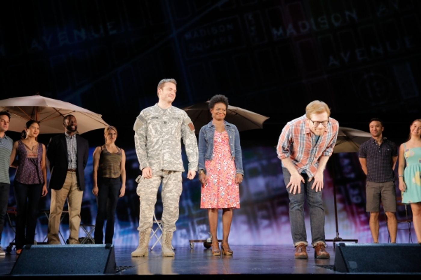 Photo Flash: Always Starting Over! IF/THEN's Idina Menzel, Anthony Rapp, LaChanze & James Snyder Take Opening Bows in Los Angeles  Image