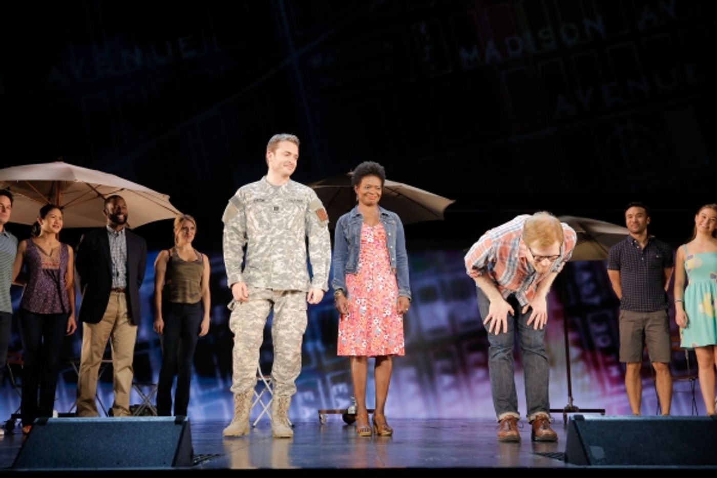 Photo Flash: Always Starting Over! IF/THEN's Idina Menzel, Anthony Rapp, LaChanze & James Snyder Take Opening Bows in Los Angeles  Image