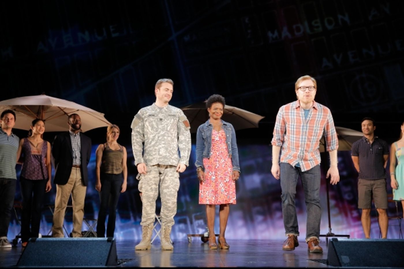 Photo Flash: Always Starting Over! IF/THEN's Idina Menzel, Anthony Rapp, LaChanze & James Snyder Take Opening Bows in Los Angeles  Image