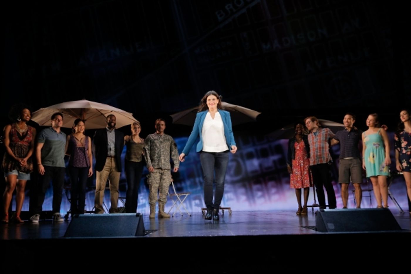 Photo Flash: Always Starting Over! IF/THEN's Idina Menzel, Anthony Rapp, LaChanze & James Snyder Take Opening Bows in Los Angeles  Image