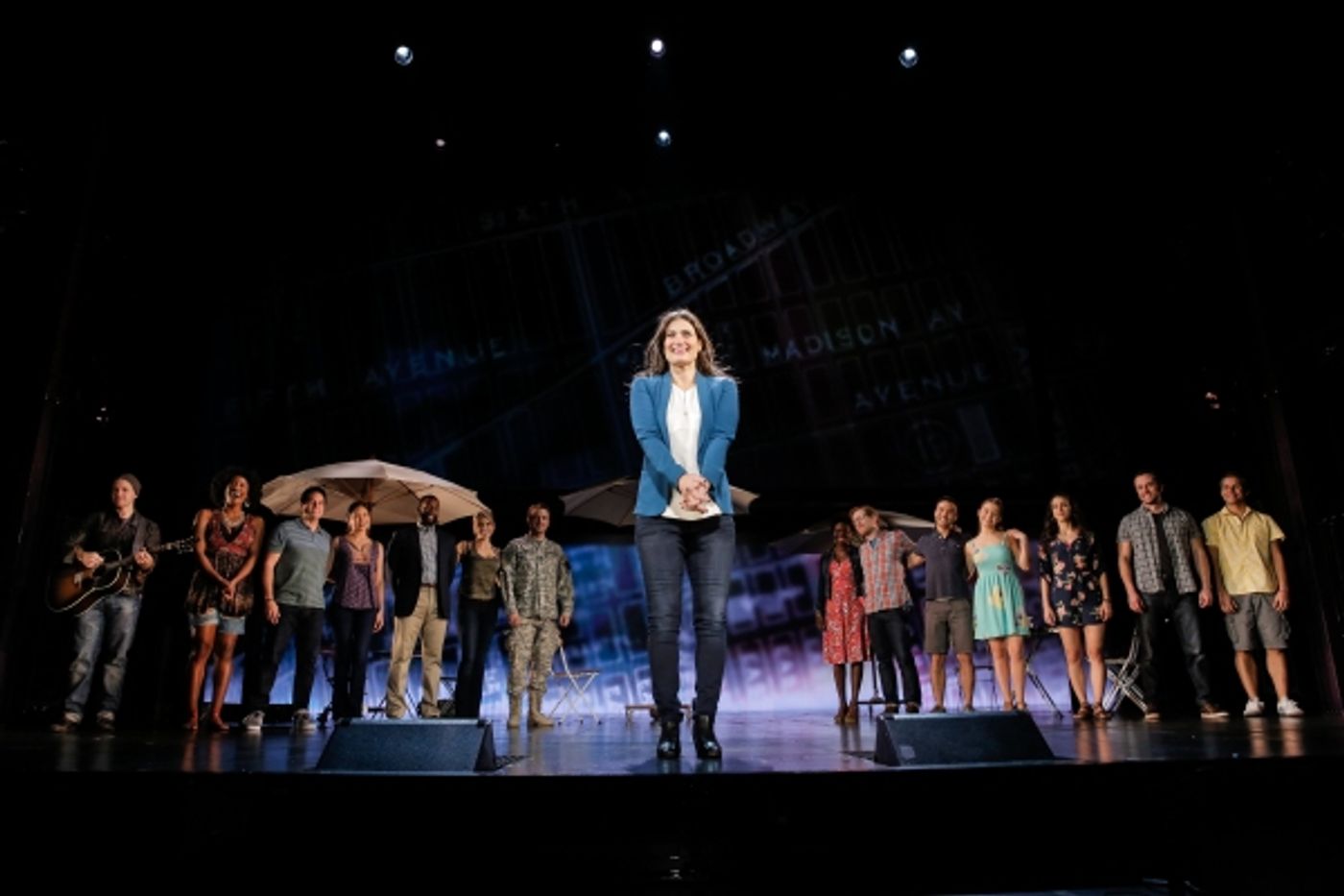 Photo Flash: Always Starting Over! IF/THEN's Idina Menzel, Anthony Rapp, LaChanze & James Snyder Take Opening Bows in Los Angeles  Image